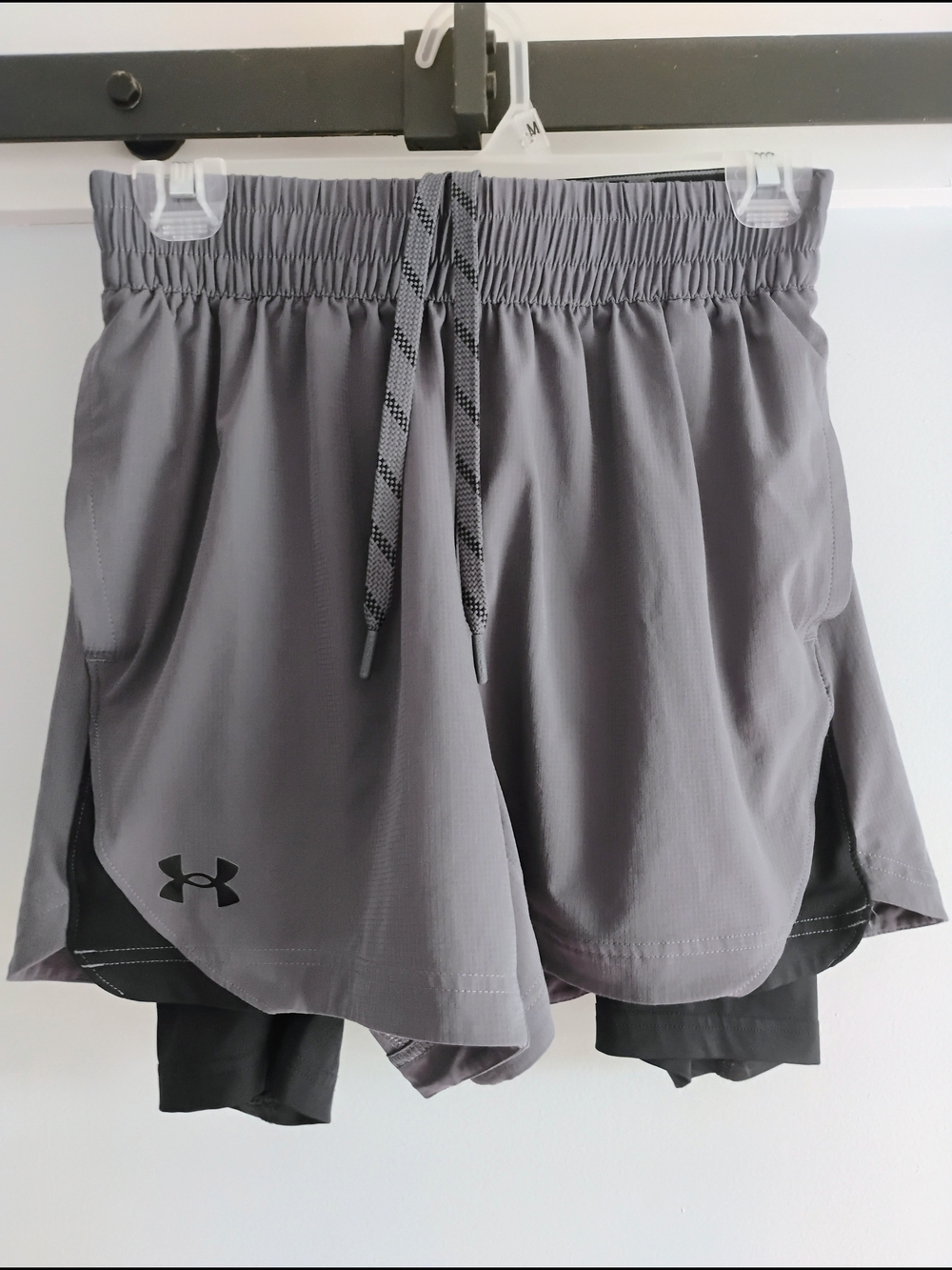 Under Armour Gray 2-in-1 Training Shorts
